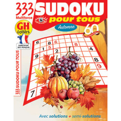 333 Sudoku pour tous N°54 -...